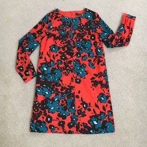 The Limited floral shift dress